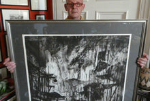 Load image into Gallery viewer, SCOTTISH ART. Huge 1980s Piranesi Inspired Etching Carceri Construction Site by Jo Ganter, RSA
