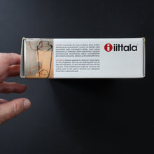 Load image into Gallery viewer, 1980s Finnish Shallow White Glass Savoy Vase. Designer Alvar Aalto for Iittala, Finland. Original Box
