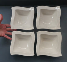 Load image into Gallery viewer, FOUR Villeroy and Boch &quot;New Wave&quot; Soup / Cereal Bowls
