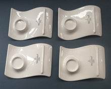 Load image into Gallery viewer, FOUR Villeroy and Boch &quot;New Wave&quot; Espresso Cups and Saucers
