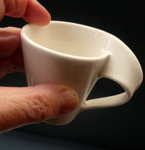 FOUR Villeroy and Boch "New Wave" Espresso Cups and Saucers