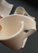 Load image into Gallery viewer, FOUR Villeroy and Boch &quot;New Wave&quot; Espresso Cups and Saucers
