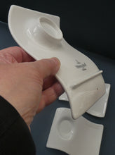 Load image into Gallery viewer, FOUR Villeroy and Boch &quot;New Wave&quot; Espresso Cups and Saucers
