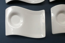 Load image into Gallery viewer, FOUR Villeroy and Boch &quot;New Wave&quot; Espresso Cups and Saucers
