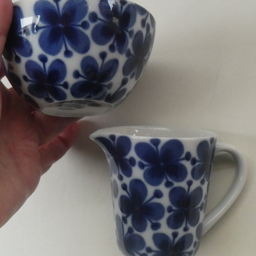 1950s Mon Amie Marianne Westman Sugar Bowl and Milk Jug Rorstrand