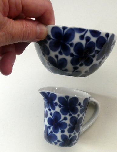 1950s Mon Amie Marianne Westman Sugar Bowl and Milk Jug Rorstrand