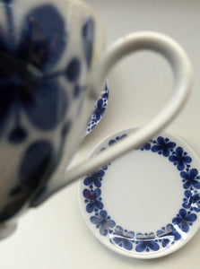 1950s Rorstrand Marianne Westman Mon Amie Cup, Saucer and Side Plate