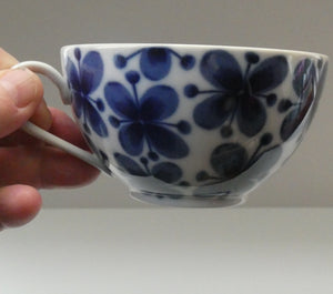 1950s Rorstrand Marianne Westman Mon Amie Cup, Saucer and Side Plate