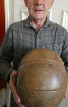 Load image into Gallery viewer, Vintage Mid Century Leather 5 kg Medicine Ball
