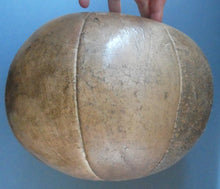 Load image into Gallery viewer, Vintage Mid Century Leather 5 kg Medicine Ball
