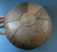 Load image into Gallery viewer, Vintage Mid Century Leather 5 kg Medicine Ball
