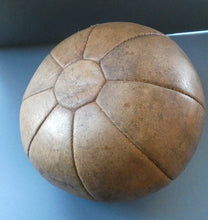 Load image into Gallery viewer, Vintage Mid Century Leather 5 kg Medicine Ball
