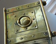 Load image into Gallery viewer, EXCEPTIONALLY LONG. Antique CELTIC REVIVAL Brass Planter with Repousse Knotword Pattern &amp; Ball Feet
