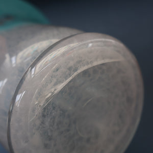 SCOTTISH GLASS by VASART. Fine 1950s Large Art Glass Vase. 7 inches in height