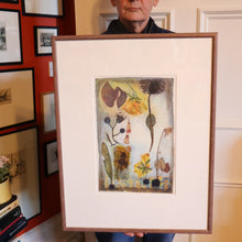 Load image into Gallery viewer, SCOTTISH ART. 2002 Gouache &amp; Wax Drawing by Sylvia von Hartmann Entitled "Botanical Assembly"
