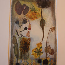 Load image into Gallery viewer, SCOTTISH ART. 2002 Gouache &amp; Wax Drawing by Sylvia von Hartmann Entitled "Botanical Assembly"
