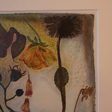 Load image into Gallery viewer, SCOTTISH ART. 2002 Gouache &amp; Wax Drawing by Sylvia von Hartmann Entitled "Botanical Assembly"
