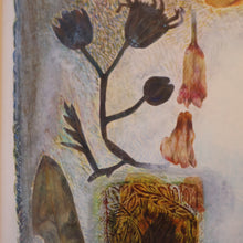 Load image into Gallery viewer, SCOTTISH ART. 2002 Gouache &amp; Wax Drawing by Sylvia von Hartmann Entitled "Botanical Assembly"
