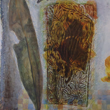 Load image into Gallery viewer, SCOTTISH ART. 2002 Gouache &amp; Wax Drawing by Sylvia von Hartmann Entitled "Botanical Assembly"
