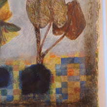 Load image into Gallery viewer, SCOTTISH ART. 2002 Gouache &amp; Wax Drawing by Sylvia von Hartmann Entitled "Botanical Assembly"
