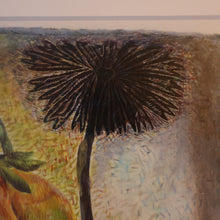 Load image into Gallery viewer, SCOTTISH ART. 2002 Gouache &amp; Wax Drawing by Sylvia von Hartmann Entitled "Botanical Assembly"
