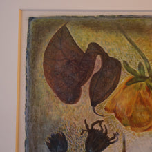Load image into Gallery viewer, SCOTTISH ART. 2002 Gouache &amp; Wax Drawing by Sylvia von Hartmann Entitled "Botanical Assembly"
