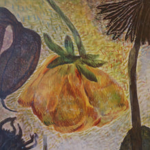 Load image into Gallery viewer, SCOTTISH ART. 2002 Gouache &amp; Wax Drawing by Sylvia von Hartmann Entitled "Botanical Assembly"

