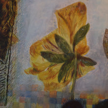 Load image into Gallery viewer, SCOTTISH ART. 2002 Gouache &amp; Wax Drawing by Sylvia von Hartmann Entitled "Botanical Assembly"
