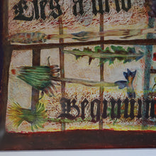 Load image into Gallery viewer, SCOTTISH ART. Gouache &amp; Wax Drawing by Sylvia von Hartmann Entitled "In Every End Lies a New Beginning"
