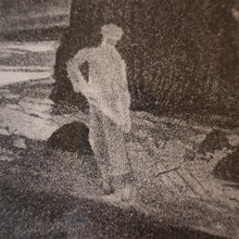 Load image into Gallery viewer, 1930s Original Lithograph by Arthur Robert Laird (1881 - 1958) Entitled "Stacking Kelp, Arran). FRAMED
