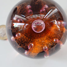 Load image into Gallery viewer, EARLY 1972 Caithness Paperweight SUNFLOWER. Designed by Colin Terris. Limited edition 500
