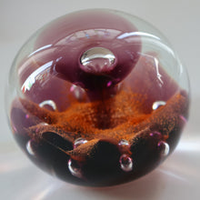 Load image into Gallery viewer, EARLY 1972 Caithness Paperweight SUNFLOWER. Designed by Colin Terris. Limited edition 500
