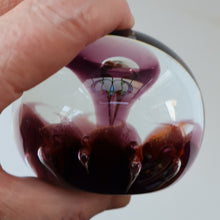 Load image into Gallery viewer, EARLY 1972 Caithness Paperweight SUNFLOWER. Designed by Colin Terris. Limited edition 500
