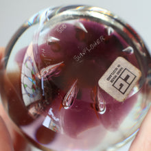 Load image into Gallery viewer, EARLY 1972 Caithness Paperweight SUNFLOWER. Designed by Colin Terris. Limited edition 500
