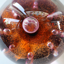 Load image into Gallery viewer, EARLY 1972 Caithness Paperweight SUNFLOWER. Designed by Colin Terris. Limited edition 500
