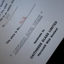 Load image into Gallery viewer, EARLY 1972 Caithness Paperweight SUNFLOWER. Designed by Colin Terris. Limited edition 500
