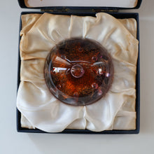 Load image into Gallery viewer, EARLY 1972 Caithness Paperweight SUNFLOWER. Designed by Colin Terris. Limited edition 500
