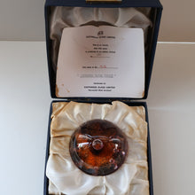 Load image into Gallery viewer, EARLY 1972 Caithness Paperweight SUNFLOWER. Designed by Colin Terris. Limited edition 500
