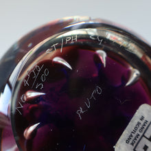 Load image into Gallery viewer, EARLY 1971 Caithness Paperweight PLUTO. Designed by Colin Terris. Limited edition 500
