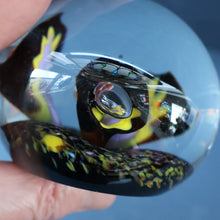 Load image into Gallery viewer, EARLY 1972 Caithness Paperweight TROPICANA (Purple). Designed by Peter Holmes. Limited edition 500
