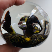 Load image into Gallery viewer, EARLY 1972 Caithness Paperweight TROPICANA (Purple). Designed by Peter Holmes. Limited edition 500
