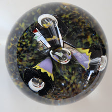 Load image into Gallery viewer, EARLY 1972 Caithness Paperweight TROPICANA (Purple). Designed by Peter Holmes. Limited edition 500
