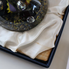 Load image into Gallery viewer, EARLY 1972 Caithness Paperweight TROPICANA (Purple). Designed by Peter Holmes. Limited edition 500
