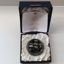 Load image into Gallery viewer, EARLY 1972 Caithness Paperweight TROPICANA (Purple). Designed by Peter Holmes. Limited edition 500
