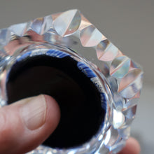 Load image into Gallery viewer, 1973 WHITEFRIARS GLASS Paperweight. Concentric Rings of Millefiori Canes; with Faceted Surfaces. In Original Presentation Box
