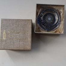 Load image into Gallery viewer, 1972 WHITEFRIARS GLASS Paperweight. Concentric Rings of Millefiori Canes; with Faceted Surfaces. In Original Presentation Box 
