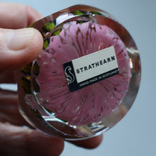 Load image into Gallery viewer, RARE 1970s Scottish STRATHEARN Paperweight with Facets and Millefiori Canes. Original Box
