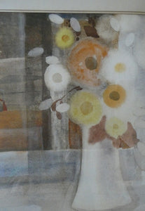 Scottish Art Ian Fleming Still Life Watercolour Painting