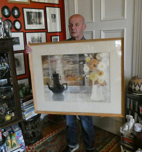Scottish Art Ian Fleming Still Life Watercolour Painting