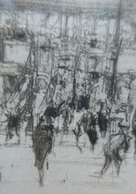 Load image into Gallery viewer, SCOTTISH ART. William Walcot (1874 - 1943). Signed Drypoint Etching. Ludgate Hill, London (1915)
